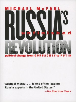 cover image of Russia's Unfinished Revolution